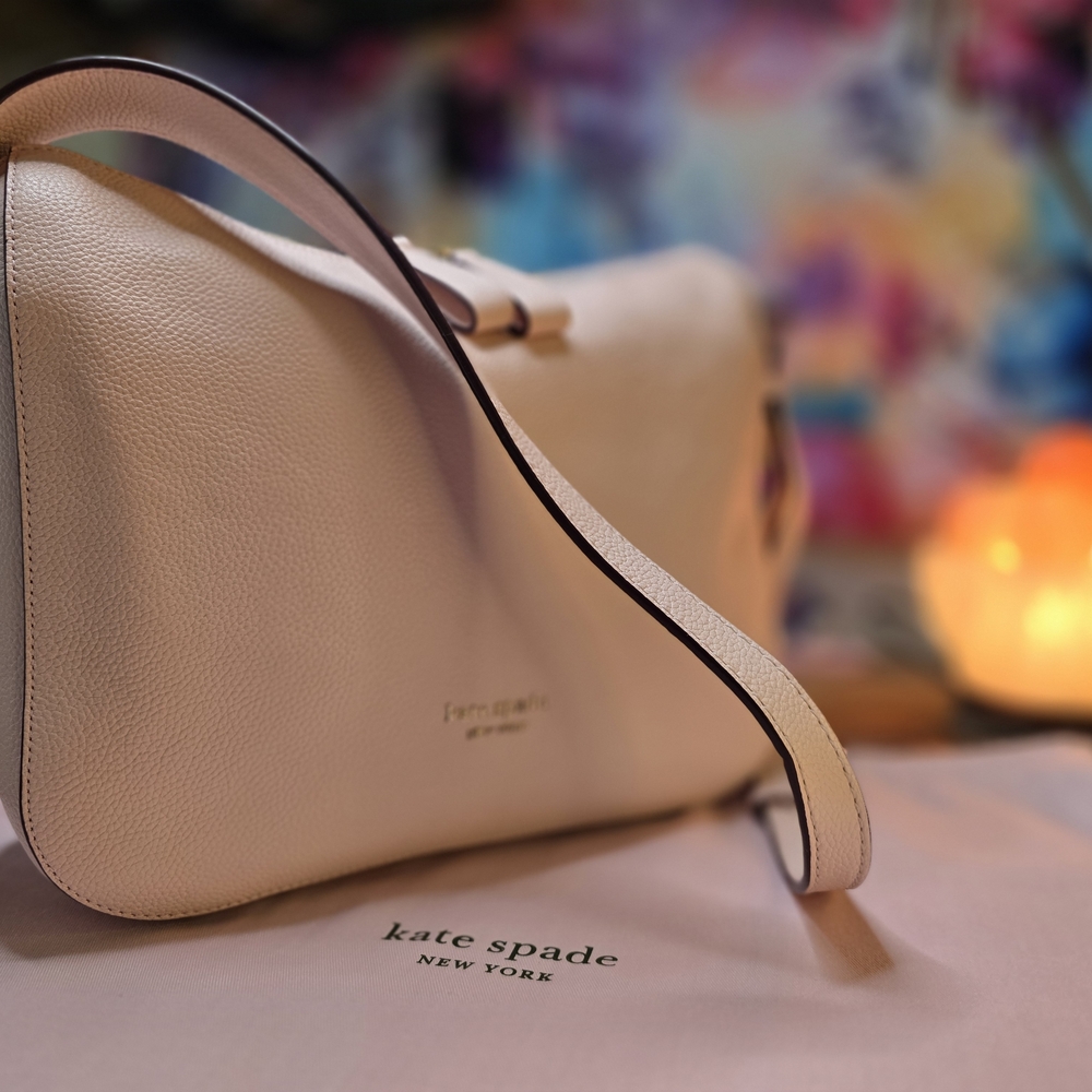 Kate Spade Cream Leather Shoulder Bag